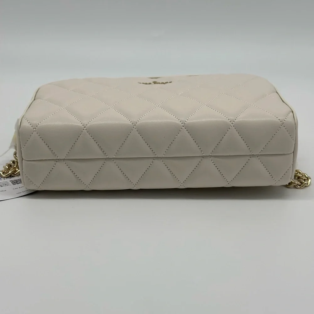 Kate Spade Ivory Quilted Crossbody Bag